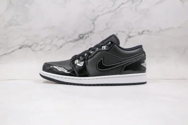 Nike Air Jordan 1 Low ASW Black Patent - Image 2