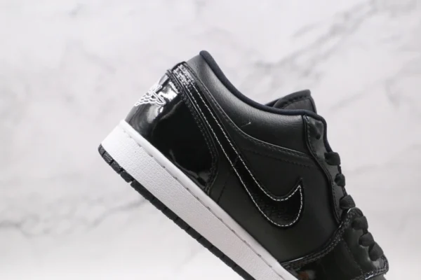 Nike Air Jordan 1 Low ASW Black Patent - Image 4
