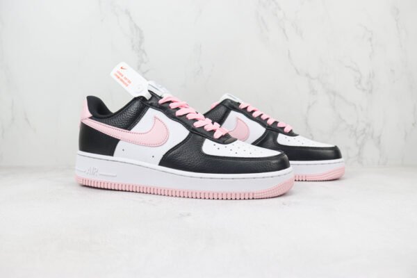 Nike Air Force 1 Black and Pink - Image 8