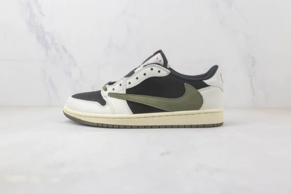 Travis Scott x Nike Wmns Air Jordan 1 Retro Low OG Olive - Image 2