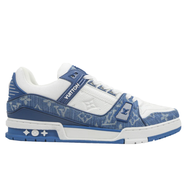 Louis Vuitton Trainer Low Monogram Denim Blue