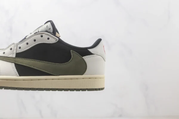 Travis Scott x Nike Wmns Air Jordan 1 Retro Low OG Olive - Image 4