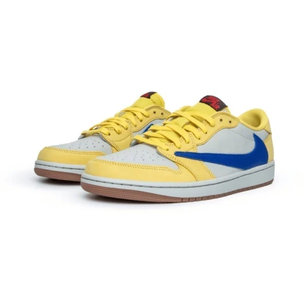 Travis Scott x Nike Air Jordan 1 Low Canary - Image 3