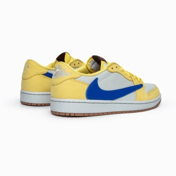 Travis Scott x Nike Air Jordan 1 Low Canary - Image 4